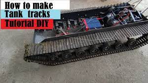 how to make tank tracks for homemade rc