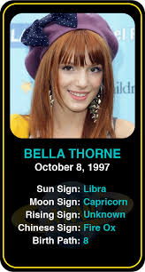 Celeb Libra Birthdays Bella Thornes Astrology Info Sign