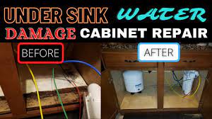 how to repair water damaged cabinet