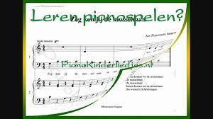 Pianokinderliedjes | Zeg ken jij de mosselman | bladmuziek met teksten.