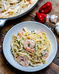 It needs to be warm, and i really liked what a bit of citrus did for its flavor. Creamy Shrimp Alfredo Pasta Recipe Video Blondelish Com