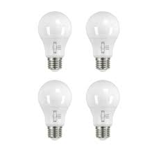Ecosmart 60 Watt Equivalent A19 Dimmable Led Light Bulb Selectable Cct 4 Pack A9a19a60wt20c04 The Home Depot