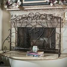 wrought iron fireplace screens doors