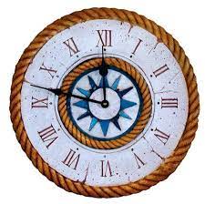 Nautical Compass Rose Large Wall Clock