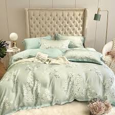 luxury silk cotton bedding sets queen