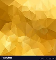 polygonal square background gold yellow