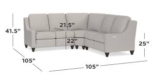 motion reclining fabric l sectional