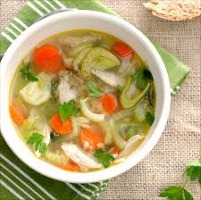 Chicken Vegetable Soup With Green Garlic Tastefood