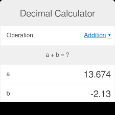 Decimal Calculator