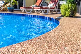 using concrete pool deck floor coating
