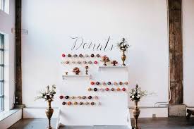 Display Donuts At Your Wedding
