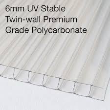 6mm twin wall polycarbonate