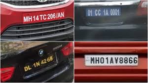 Indian Vehicle Registration Plates