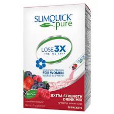 Slimquick Pure Weight Loss Drink Mix Designed For Women Mixed Berries 26 Ea