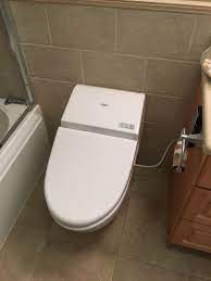 installation of toto washlet toilets in