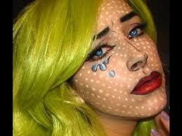 halloween makeup pop art you