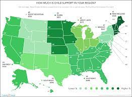 how much is child support in your state