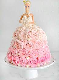 Sitting Barbie Doll Cake Dream Cake Birthday Cake gambar png