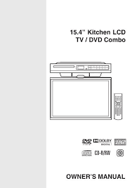 15 4â kitchen lcd tv dvd combo owner