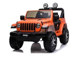 Check spelling or type a new query. Jeep Wrangler Rubicon Orange Electric Ride On Car Electric Ride On Vehicles Cars