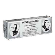 What are the best nails for hardwood flooring? Powernail 2 In X 16 Gauge Powercleats Stainless Steel Hardwood Flooring Nails 1000 Pack L 200 16ss The Home Depot