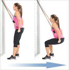 Improve muscle strength & definition The Repel Squat With Resistance Bands Is One Of Those Unique Band Exercises That Combines Squats With Resistance Band Resistance Band Exercises Resistance Band