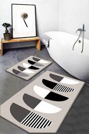 bathroom carpet mat toilet seat set