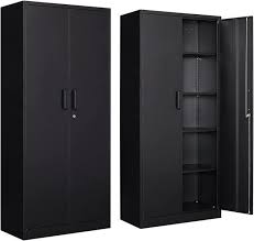 metal garage storage cabinet with 2