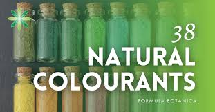 natural colourants for organic skincare