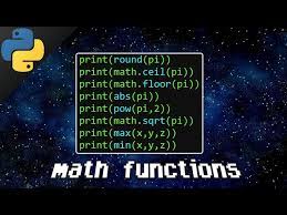 python math functions you