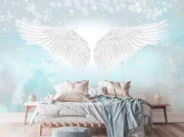 photo wallpaper angel wings and