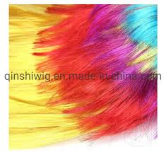 Combining 2 shades together will double the amount of hair dye that you have. China Crazy Fans For World Cup Wild Hair Men Wig Popular Design China Mixed Colors Wigs And Kanekalon Synthetic Wi Price