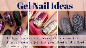 Next, we have glam nails that would be perfect for a wedding or for the holiday season. Gel Nail Ideas 200 Picture Ideas Gel Nails Diy Short Nails Gel Nail Polish Ideas Youtube