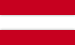 Een vlag van oostenrijk | Premium Vector
