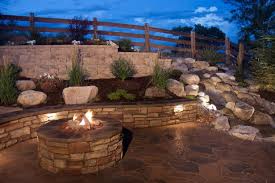 Curved Stone Wall