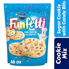 Pillsbury Gluten Free Funfetti Sugar Cookie Mix With Candy Bits  gambar png
