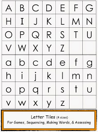 lowercase letter tiles clroom freebies