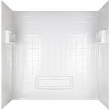 Mirolin White Acrylic Shower Wall