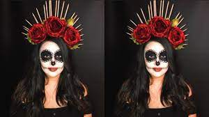 catrina skull makeup halloween tutorial