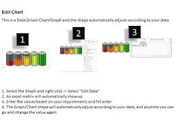 0414 5 Staged Column Chart With Battery Layout Powerpoint
