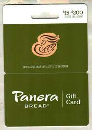 panera bread collectible 2020 gift card