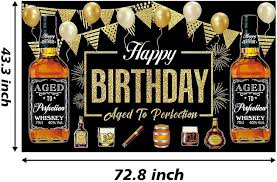 whiskey birthday party decorations for