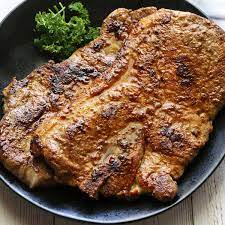 pan fried pork shoulder steak healthy