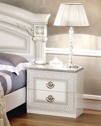 aida bedroom set collection in white