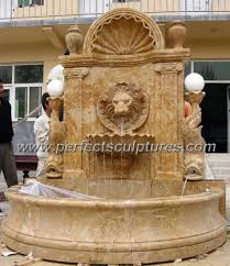 stone marble wall fountain for outdoor