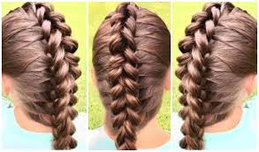 I've been wearing my hair in double dutch braids check out my video tutorial to get the look. Amazing Girls Dragon Braid Hairstyle Diy Tutorial Video