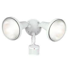 white motion activated sensor outdoor