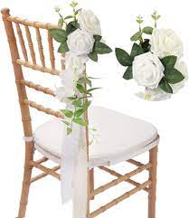 wedding chair decorations set of 8