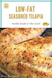 low fat seasoned tilapia