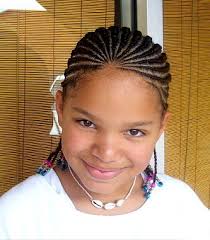 Short straight back with beads. Straight Back Cornrows Coming From A Single Point Love Kids Hairstyles Natural Hair Styles Braids For Black Hair